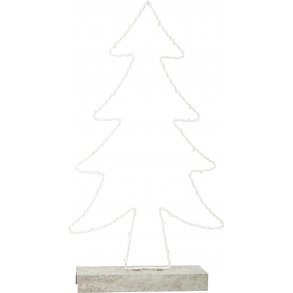Small foot juletræ med LED lys