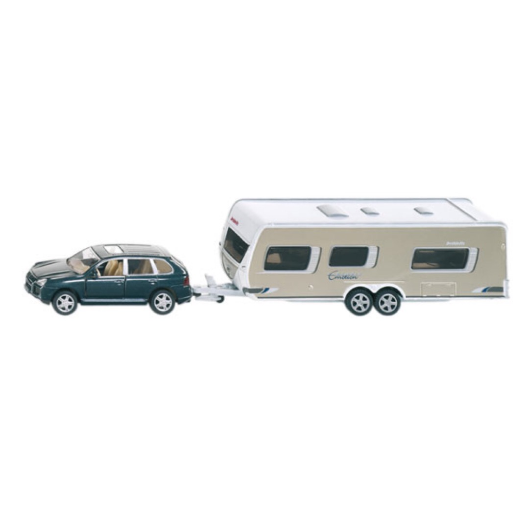 midtergang Tilskyndelse Genoptag Siku 2542 Bil med Campingvogn - Metal legetøjsbiler - ABELEG.DK